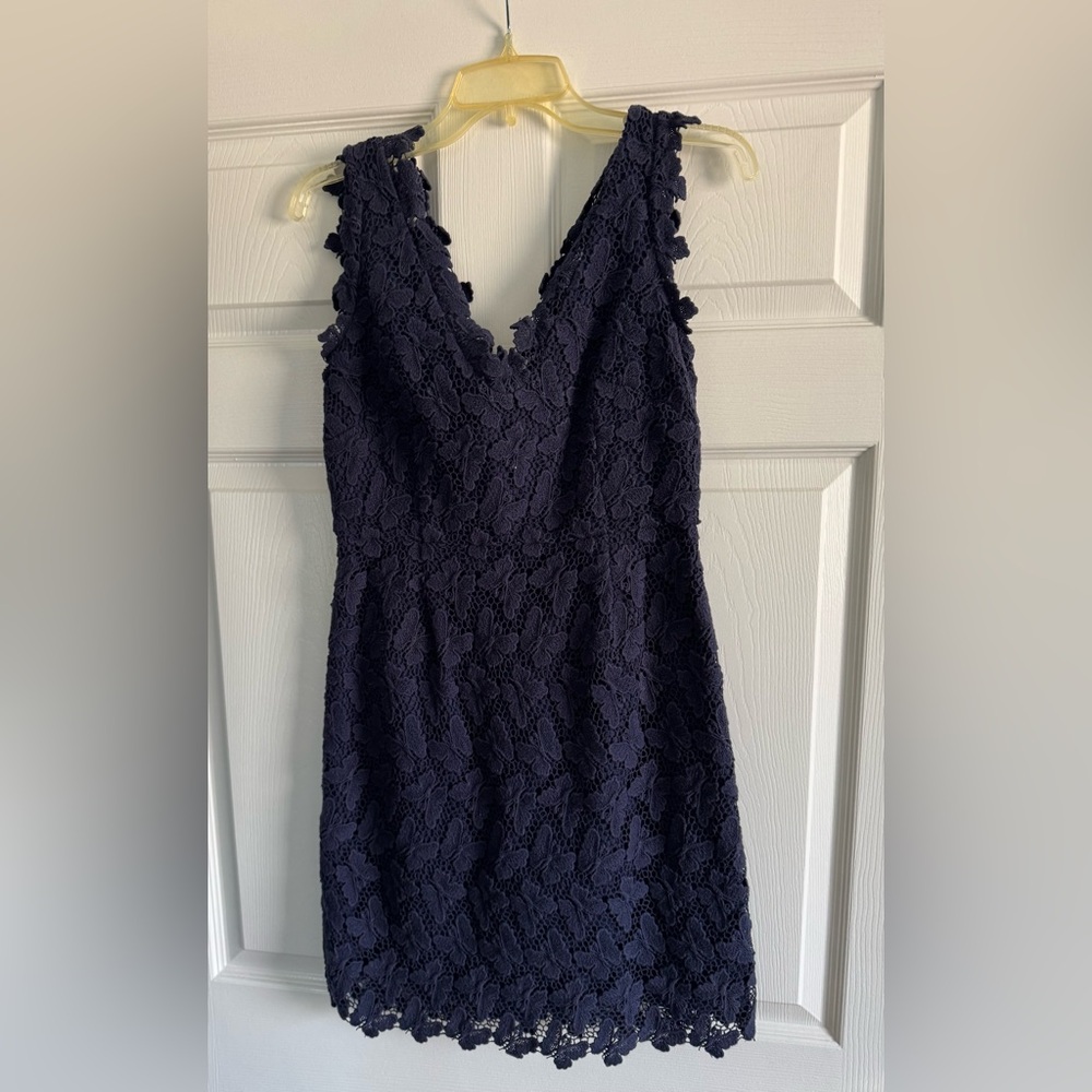 Lily Pulitzer Cocktail Dress Size 4 100% cotton